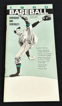 Load image into Gallery viewer, 1960 Baseball Handbook and Schedules