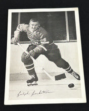 Load image into Gallery viewer, 1960-61 York Peanut NHL Ralph Backstrom Habs Montreal 5X7
