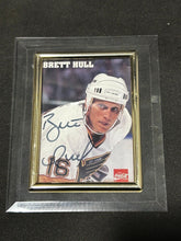 Load image into Gallery viewer, Brett Hull Signed Coca-Cola Promo Photo 5X4 Hockey