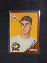 Load image into Gallery viewer, 2011 Topps Heritage 50th Anniversary 1962 Buybacks Don Rudolph #224 Brown Back A