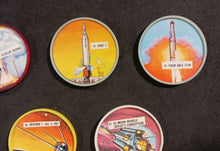Load image into Gallery viewer, 1960's Dare Foods Space Coins lot of 5