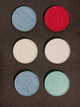 Load image into Gallery viewer, 1960's Schuler's Potato Chips Battle Ship Coins Lot x 6