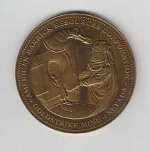 Load image into Gallery viewer, 1992 Barrick Goldstrike Mines Inc. First Million Ounce Year Commemorative Medal