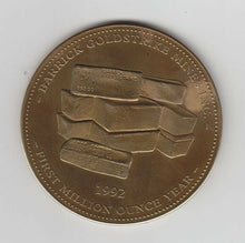 Load image into Gallery viewer, 1992 Barrick Goldstrike Mines Inc. First Million Ounce Year Commemorative Medal