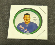 Load image into Gallery viewer, 1962-63 Shirriff Hockey Coin Mint Doug Harvey #60, New York Rangers