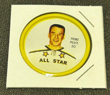 Load image into Gallery viewer, 1962-63 Shirriff Hockey Coin Mint Pierre Pilote #50, All star