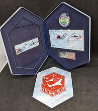 Load image into Gallery viewer, 2006 Canadian SNOWBIRDS Fine Silver Coin & Unused Stamp Set by RCM & Canada Post
