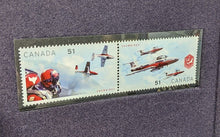 Load image into Gallery viewer, 2006 Canadian SNOWBIRDS Fine Silver Coin & Unused Stamp Set by RCM & Canada Post