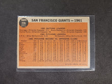 Load image into Gallery viewer, 2011 Topps Heritage 50th Anniversary 1962 Buybacks San Francisco Giants #226 A