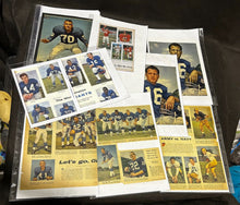 Load image into Gallery viewer, Vintage Football Newspaper Scrap Collection of 17 pages, EX