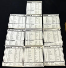 Load image into Gallery viewer, Vintage 1050 Chum30 Music Charts lot of 10 (B)