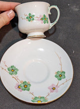 Load image into Gallery viewer, 1935 PARAGON Bone China Dessert Set For 5 - Green & Pink Flowers