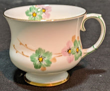 Load image into Gallery viewer, 1935 PARAGON Bone China Dessert Set For 5 - Green & Pink Flowers