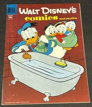 Load image into Gallery viewer, 1958 Dell Comics Walt Disney's Comics and Stories #215, Fine+ 8.0