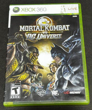 Load image into Gallery viewer, Xbox 360 Mortal Kombat VS DC Universe Disc Game, EX+