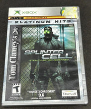 Load image into Gallery viewer, Xbox Tom Clancy's Splinter Cell Disc Game, EX+