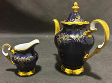 Load image into Gallery viewer, Echt Weimar Kobalt Teapot and Creamer GOLD COBALT, EX+