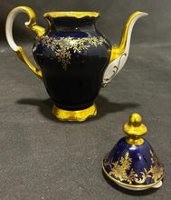 Load image into Gallery viewer, Echt Weimar Kobalt Teapot and Creamer GOLD COBALT, EX+
