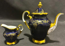 Load image into Gallery viewer, Echt Weimar Kobalt Teapot and Creamer GOLD COBALT, EX+