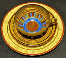 Load image into Gallery viewer, Japan Pagoda Egg Shell Cup and Saucer Trio, EX+