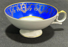 Load image into Gallery viewer, Vintage Kertel Jacob Gold+Blue Germany Trio Cup and Saucer