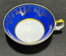Load image into Gallery viewer, Vintage Kertel Jacob Gold+Blue Germany Trio Cup and Saucer