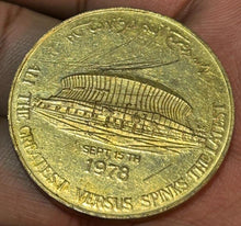 Load image into Gallery viewer, 1978 Muhammad Ali Leon Spinks Medallion Battle of New Orleans, EX