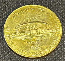Load image into Gallery viewer, 1978 Muhammad Ali Leon Spinks Medallion Battle of New Orleans, EX
