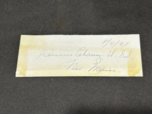 Load image into Gallery viewer, Cutout Signed / Autograph of Dennis Chavez Senator of New Mexico, EX