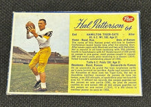Load image into Gallery viewer, 1963 Post CFL Hal Petterson #64, Football