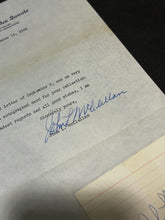 Load image into Gallery viewer, Sept. 16th 1958 Autograph of John L. McClellan Senator of Arkansas, EX
