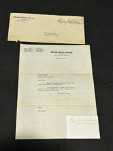 Load image into Gallery viewer, March 22nd 1947 Signed Autograph Letter of George A. Wilson Senator of Iowa, EX