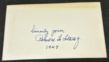 Load image into Gallery viewer, Cutout SIGNED by Robert M. LaFollette Jr Senator of Wisconsin, EX