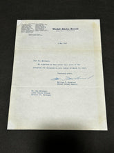Load image into Gallery viewer, 1st May 1947, SIGNED letter by William F. Knowland Senator of California, EX
