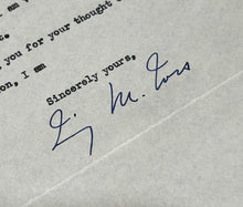 Load image into Gallery viewer, Sept 20th 1948, SIGNED letter by Irving M. Ives Senator of New York, EX