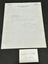 Load image into Gallery viewer, June 24th 1947 Autograph Letter of Zales N. Ecton Senator of Montana, EX