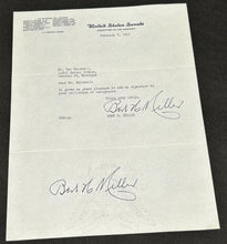 Load image into Gallery viewer, February 7th 1949 Autograph Letter of Bert H. Miller Senator of Idaho, EX