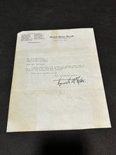Load image into Gallery viewer, April 17th 1947 Autograph Letter of Kenneth McKellar Senator of Tennessee, EX