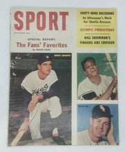 Load image into Gallery viewer, 1960 September Sport Magazine The Fans' Favorites Issue