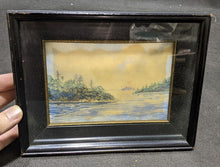 Load image into Gallery viewer, Small Framed Watercolour - Looking Out To Sea - 8"x6"