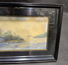 Load image into Gallery viewer, Small Framed Watercolour - Looking Out To Sea - 8"x6"