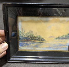 Load image into Gallery viewer, Small Framed Watercolour - Looking Out To Sea - 8"x6"