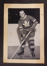 Load image into Gallery viewer, 1934-43 Beehive NHL Photo -Gus Marker - Toronto Maple Leafs -Paper Loss Back