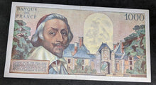Load image into Gallery viewer, 1954 Bank of (Banque De) France 1000 Francs Bank Note