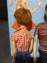 Load image into Gallery viewer, 1964 Double Barbie and Skipper Doll Case with Barbie, Ken and Skipper Doll Lot