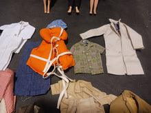 Load image into Gallery viewer, 1964 Double Barbie and Skipper Doll Case with Barbie, Ken and Skipper Doll Lot