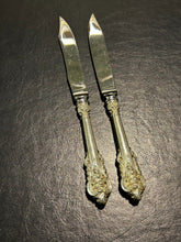 Load image into Gallery viewer, Wallace Sterling Grand Baroque Fruit Knives Silverplate (A Pair)