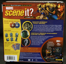 Load image into Gallery viewer, Marvel Deluxe Edition Scene It? DVD Game Complete in Open Box