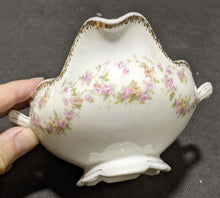 Load image into Gallery viewer, MZ Austria Porcelain - Czechoslovakia - Bridal Rose Double Spout Gravy Boat