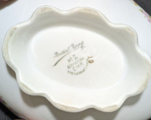 Load image into Gallery viewer, MZ Austria Porcelain - Czechoslovakia - Bridal Rose Double Spout Gravy Boat